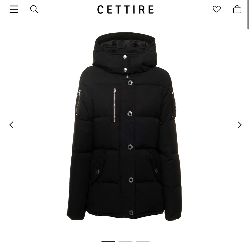 Moose Knuckles Black Puffer Jacket